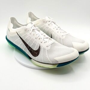 Nike Air Zoom Victory 2 Track & Field Shoes 15 Mens White/Black/Spruce FD8411